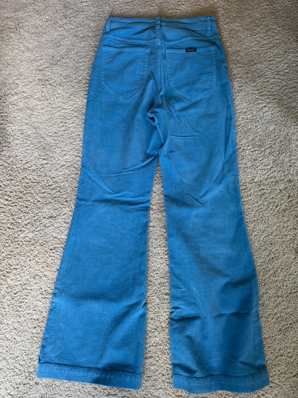 ROLLA'S Blue Flared Corduroy Jeans - Picture 4 of 6